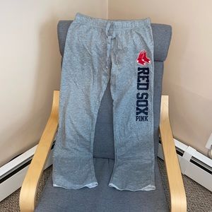 PINK sweatpants Red Sox